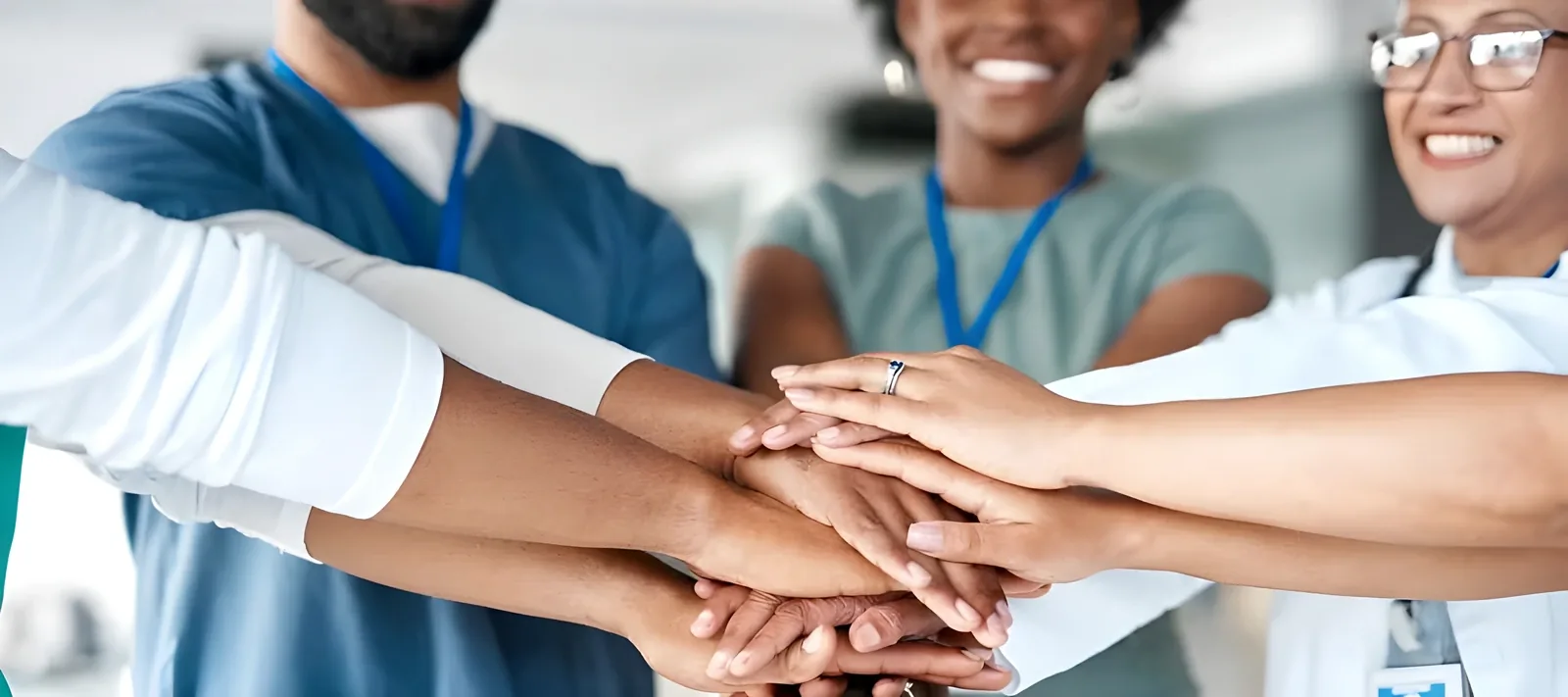 Care professional offering compassionate support